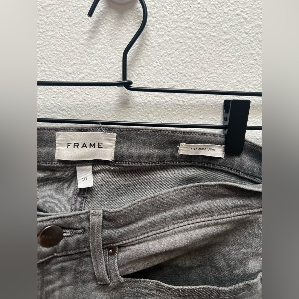 Frame Men’s L’Homme Slim Jeans in Vapor Size 31 - Picture 4 of 5